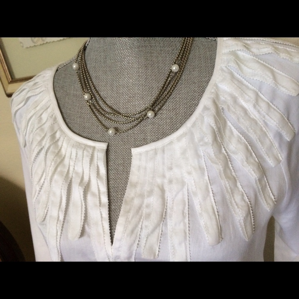 - New - Talbot white blouse - Picture 3 of 4